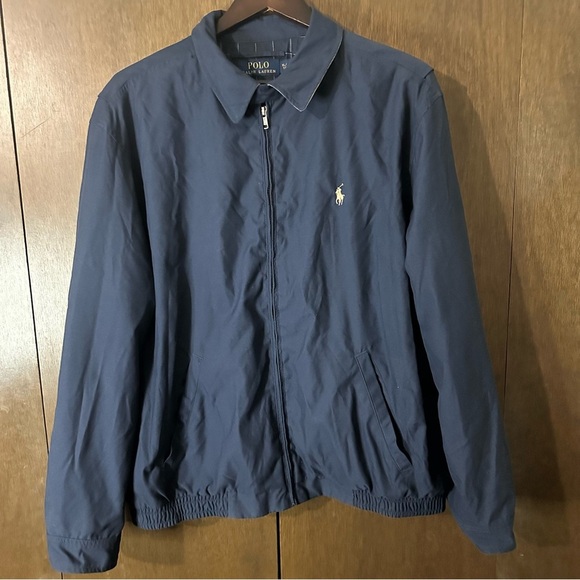 Polo Ralph Lauren Classic Navy Bi-Swing Zip Jacket Size XL Preppy Sporty - Picture 7 of 16